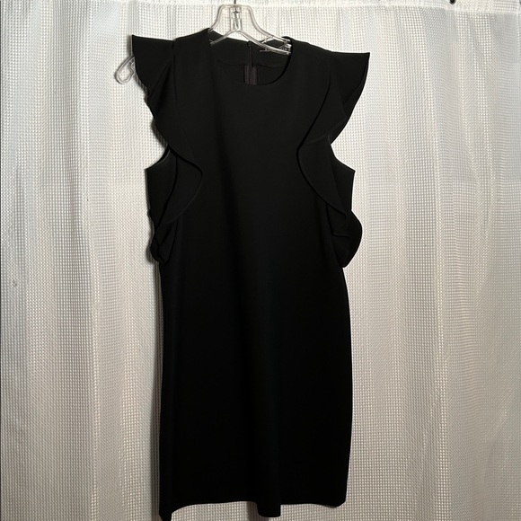 Zara Black Ruffle Mini Dress - Picture 5 of 5